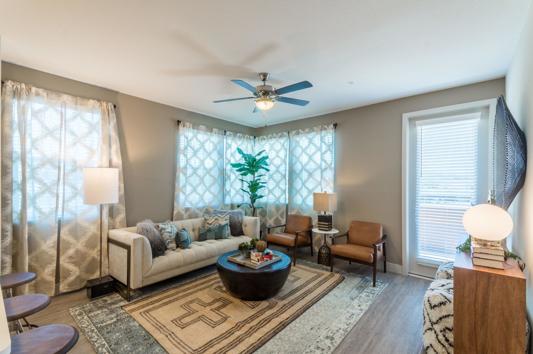 Inside one of the new apartments at the Braydon apartment complex in Napa.